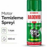 Badem10 Motor Temizleyici Bakım Sprey 400 ml Yağ Kir Sökücü Oto Motor Temizleme Bakım Spreyi Leke Çıkarıcı