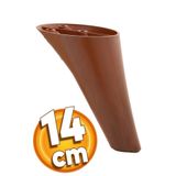 Badem10 Napoli Lüks Mobilya Kanepe Komidin Komodin Berjer Koltuk Ayağı 14 Cm Kahverengi Ayakları