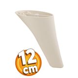 Badem10 Napoli Lüks Mobilya Kanepe Komidin Komodin Berjer Tv Ünitesi Koltuk Ayağı 12 Cm Krem Ayakları