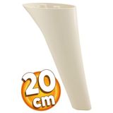 Badem10 Napoli Lüks Mobilya Kanepe Komidin Komodin Berjer Tv Ünitesi Konsol Koltuk Ayağı 20 Cm Krem Ayakları