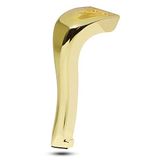 Badem10 Nobel Mobilya Kanepe Masa Sehpa Puf Ayağı Metal Baza Koltuk Ayak 16 cm Gold