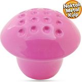 Badem10 Noktalı Mantar Düğme Çekmece Bebek Çocuk Genç Odası Dolap Kapak Pembe Metal Kulp