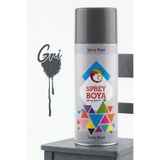 Badem10 Normal Gri Sprey Boya 400 ml Metal Ahşap Beton Yüzeylere Uygun Hobi Dekoratif Amaçlı Sprey Boya