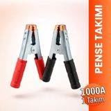 Badem10 Oto Akü Akümülatör Şarj Takviye Pensesi 1000 Amper Pensesi 1 Çift Kablosuz
