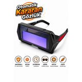 Badem10 Otomatik Kararan Kaynakçı Gözlüğü Kaynak Maskesi Koruyucu Güvenliği Gözlük Kaynak