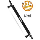 Badem10 Ovacık 224 mm Mat Siyah Metal Çekmece Dolap Kapak Kulbu