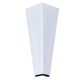Badem10 Ovit Koltuk Baza Sehpa Masa Ayağı Metal Ayak 14 Cm Beyaz
