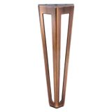 Badem10 Ovit Ünite Mobilya Koltuk Baza Sehpa Tv Masa Ayağı Metal Ayak 20 cm Antik Bakır