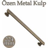 Badem10 Özen Çizme Antik Sarı Çekmece Kulp 224 mm Estetik Tasarım Dayanıklı Metal Dolap Kolu Modern Kullanım
