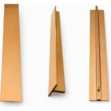 Badem10 Özen Düz Bronz Metal Çekmece Kulpu 160 mm Mobilya Dolap Kapak Kulp Mutfak Banyo Vestiyer Kulbu