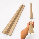 Badem10 Özen Düz Mat Sarı Metal Çekmece Kulpu 320 mm Mobilya Dolap Kapak Kulp Mutfak Banyo Vestiyer Kulbu