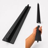 Badem10 Özen Düz Mat Siyah Metal Çekmece Kulpu 160 mm Mobilya Dolap Kapak Kulp Mutfak Banyo Vestiyer Kulbu