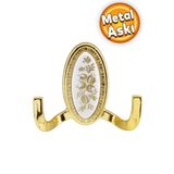 Badem10 Palmira Duvar Vestiyer Gold Metal Dolap Elbise Havlu Askılığı
