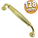 Badem10 Parga Mutfak Dolabı Çekmece Dolap Kapak Altın 128 mm Metal Kulp