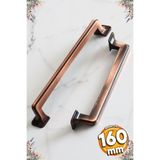 Badem10 Penguen 160 Mm Eskitme Antik Bakır Metal Mobilya Mutfak Çekmece Dolap Dolabı Kulpu Kulbu Kulpları