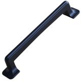 Badem10 Penguen Siyah Metal 128 Mm-12.8 cm Mobilya Çekmece Mutfak Dolabı Dolap Kapak Kulpları Kulbu Kulpu