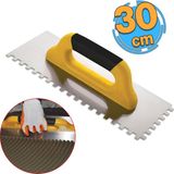 Badem10 Plastik Saplı Metal Seramik Malası 30 cm Harç Derz Yüzey Düzleştirme Fugas Saten Sıva Malası