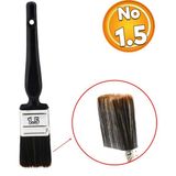 Badem10 Plastik Saplı Yağlı Boya Fırça No: 1.5 Resim Ressam Fırçası Hobi Sanat Duvar Metal Ahşap Boyama
