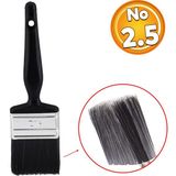 Badem10 Plastik Saplı Yağlı Boya Fırça No: 2.5 Resim Ressam Fırçası Hobi Sanat Duvar Metal Ahşap Boyama
