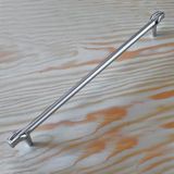 Badem10 Prade 320 mm Krom Kulp Metal Mobilya Çekmece Mutfak Dolap Kapak Kulpları Kulbu Dolabı Kulpu