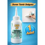 Badem10 Pratik Duvar Çatlak Delik Giderici Tamir Dolgusu ( 220 gr ) Beyaz Macun Boşluk Doldurucu Onarıcı