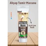 Badem10 (PREMİUM) Ahşap Parke Tamir Macunu AÇIK ÇAM Mobilya Masa Dolgu Çatlak Çizik Giderici 125 ML