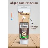 Badem10 (PREMİUM) Ahşap Parke Tamir Macunu AÇIK MEŞE Mobilya Masa Dolgu Çatlak Çizik Giderici 125 ML