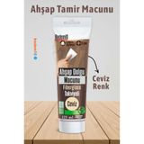 Badem10 (PREMİUM) Ahşap Parke Tamir Macunu CEVİZ RENK Mobilya Masa Dolgu Çatlak Çizik Giderici 125 ML