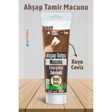 Badem10 (PREMİUM) Ahşap Parke Tamir Macunu KOYU CEVİZ Mobilya Masa Dolgu Çatlak Çizik Giderici 125 ML