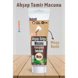 Badem10 (PREMİUM) Ahşap Parke Tamir Macunu MEŞE Renk Mobilya Masa Dolgu Çatlak Çizik Giderici 125 ML