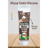 Badem10 (PREMİUM) Ahşap Parke Tamir Macunu VENGE Renk Mobilya Masa Dolgu Çatlak Çizik Giderici 125 ML