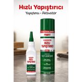 Badem10 PROFIT S667 Hızlı Yapıştırıcı Aktivatör Seti MDF Ahşap Sunta Deri Kauçuk Plastik Güçlü Yapıştırıcı