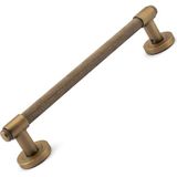 Badem10 Punch 30 cm Antik Sarı Sürgülü Kapı Çekme Kolu Tutma Kulpu Kulbu Çelik Dış Kapı Tutamağı Kol - 1 Adet