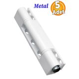 Badem10 Pvc Pimapen Pencere Kapı Menteşesi Metal 90 Mm Beyaz (5 ADET)