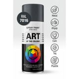 Badem10 RAL 7016 Gringo Antrasit Prof. Sprey Boya Metal Ahşap Taş Plastik ve Cam Yüzeylere Spray Boya 400 ml