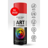 Badem10 RAL3020 Kırmızı Prof. Sprey Boya Metal Ahşap Taş Plastik ve Cam Yüzeylere Uygun Spray Boya 400 ml
