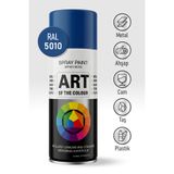 Badem10 RAL5010 Mavi Profesyonel Sprey Boya Metal Ahşap Taş Plastik ve Cam Yüzeylere Uygun Spray Boya 400 ml