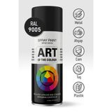 Badem10 RAL9005 Siyah Prof. Sprey Boya Metal Ahşap Taş Plastik ve Cam Yüzeylere Uygun Spray Boya 400 ml