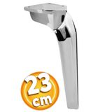 Badem10 Repla Lüks Mobilya Kanepe Tv Ünitesi Koltuk Ayağı 23 Cm Parlak Krom Konsol Ayakları