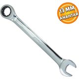 Badem10 Rico Anahtar Düz Cırcırlı Kombine Anahtar 13 mm RC1039 - Şeffaf