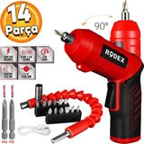 Badem10 Rodex RDX3085 Akülü Vidalama Şarjlı Tornavida Vidalama Ucu Seti + İzeltaş Matkap Bits Uç Seti