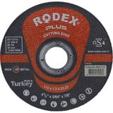 Badem10 Rodex Spiral Taşlama Inox Metal Kesici Taş Diski 115X1.2 mm