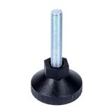 Badem10 Rotil M10 55 mm 8 cm Siyah Profil Ayağı
