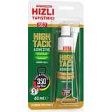 Badem10 S67 Hızlı Yapıştırıcı 60 ml | High Tack Hybrid Polymer Güçlü Tutkal Korniş ve Çok Amaçlı Yapıştırıcı - Beyaz - 1 Adet