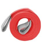 Badem10 Sapan Polyester Spanzet 5 Ton 2 Metre Kırmızı Sağlam Yük Kaldırma Taşıma Indirme Halat