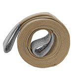 Badem10 Sapan Polyester Spanzet 6 Ton 6 Metre Kahve Sağlam Yük Kaldırma Taşıma İndirme Halat