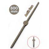 Badem10 SARAL Çizgili Soft Antik Sarı Çekmece Kulp 800 mm Gardrop Dolap Vestiyer Mutfak Banyo Mobilya Kulbu