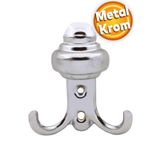 Badem10 Sarıklı Askı Vestiyer Duvar Askısı Mobilya Metal Dolap Elbise Askılığı Krom Askı Büyük