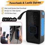 Badem10 Şarjlı Taşınabilir 90 W Powerbank 12 V Lastik Hava Şişirme Cihazı 150 Psı Araba Şambrel Kompresör