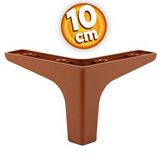 Badem10 Sedef Lüks 10 cm Kahverengi Baza Mobilya Kanepe Sehpa TV Ünitesi Koltuk Ayağı